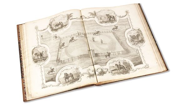 Louis Hector Drummon de Comte de Melfort - Marches et Evolutions de Cavalerie. um 1750 - Dabei: Traité sur la Cavalerie. 1776 - 