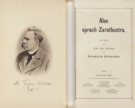 Friedrich Nietzsche - Also sprach Zarathustra. 1883. - 