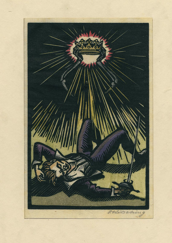 Otto Wirsching - Hamlet. 1918.