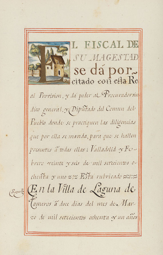   - Carta executoria. (Span. Handschrift auf Papier) - 