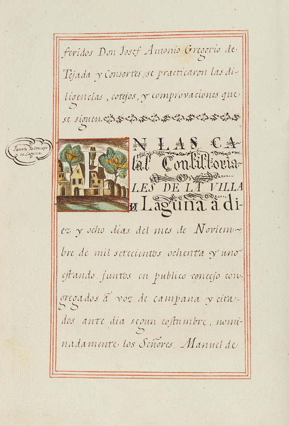   - Carta executoria. (Span. Handschrift auf Papier) - 