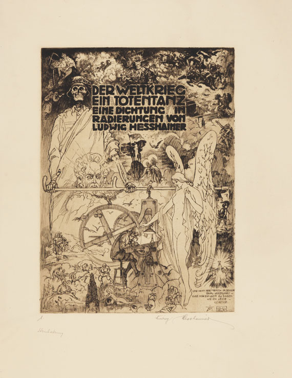 Ludwig Hesshaimer - Der Weltkrieg. Ein Totentanz. 1921 - 