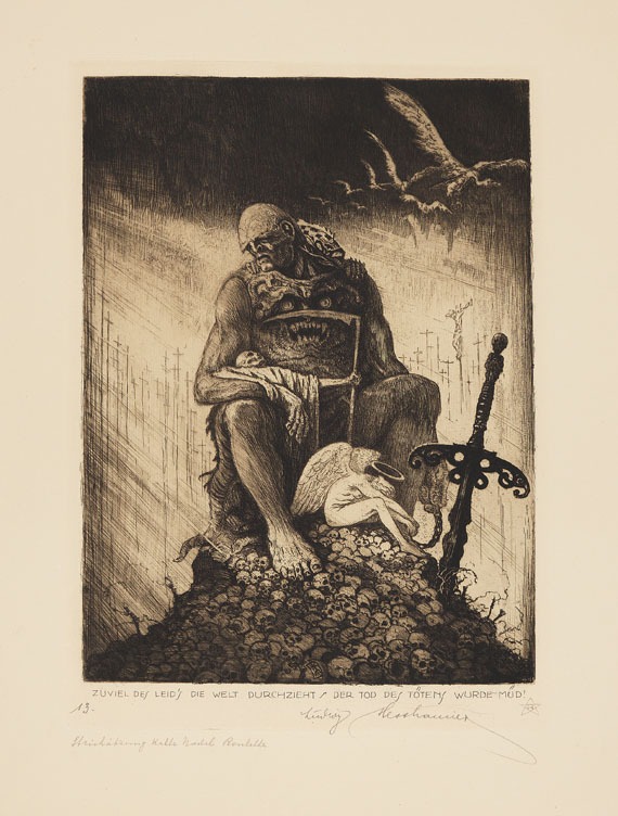 Ludwig Hesshaimer - Der Weltkrieg. Ein Totentanz. 1921 - 