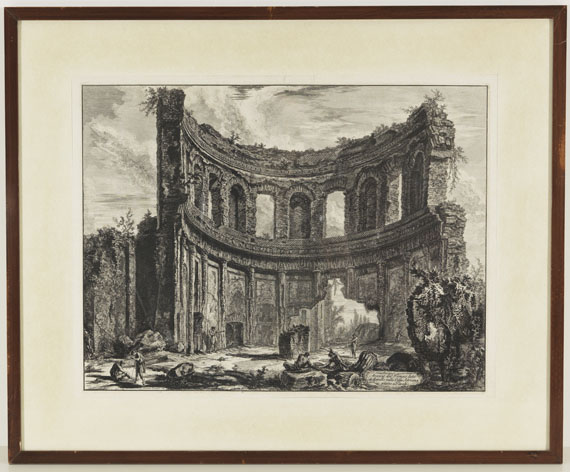 Giovanni Battista Piranesi - Avanzi del Tempio detto di Apollo nella Villa Adriana vicino a Tivoli - 