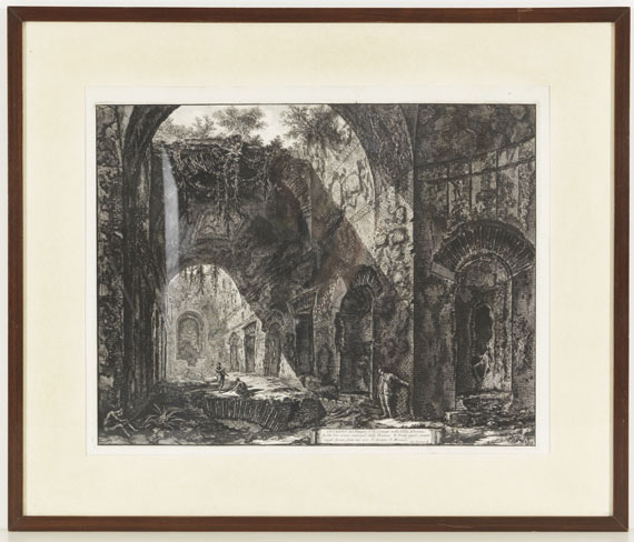 Giovanni Battista Piranesi - Interno del Tempio di Canopo nella Villa Adriana - 