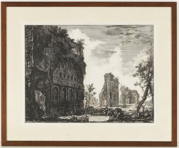Giovanni Battista Piranesi - Veduta degli Avanzi della Circonferenza delle antiche Fabbriche - 