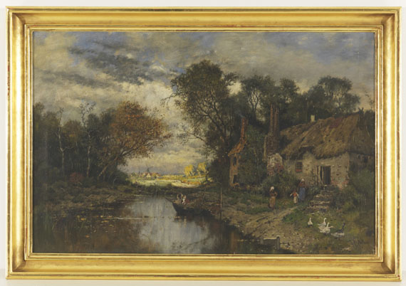 Karl Heffner - Idyll am Kanal - 