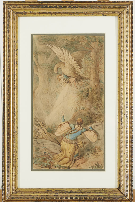 Ferdinand Fellner - Illustration zu dem Märchen "Fundevogel" - 