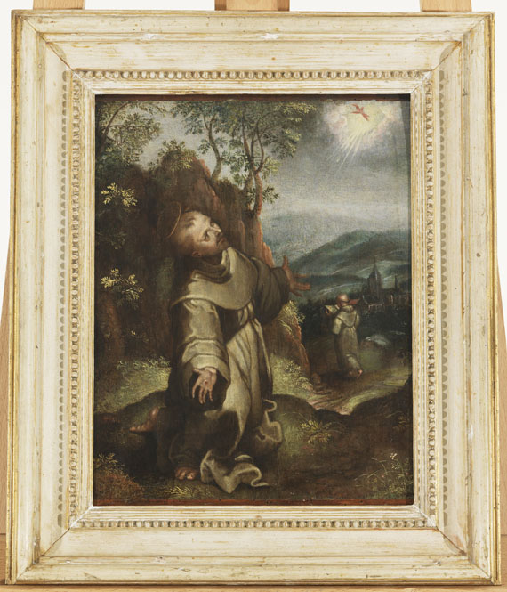 Julius Oldach - Der heilige Franziskus empfängt die Stigmata - 
