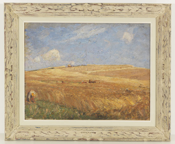 Gustav Kampmann - Landschaft mit Kornfeld - 