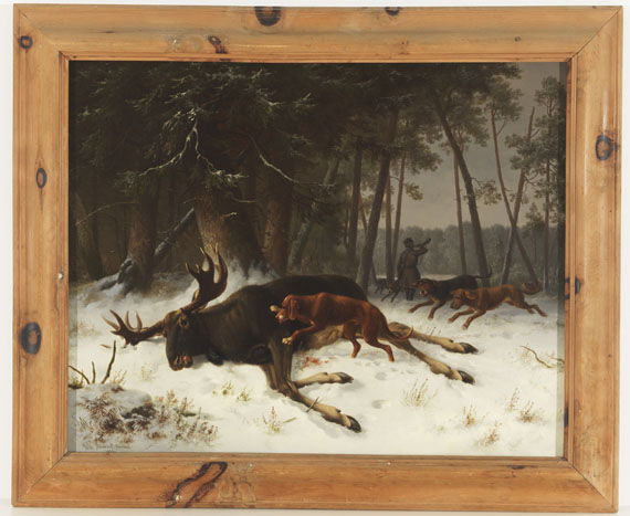 Wilhelm Reinhardt - Der erlegte Elch - 