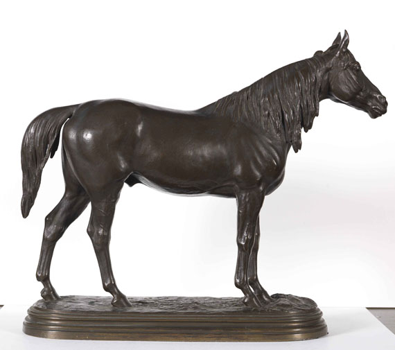 Isidore Jules Bonheur - Pferd mit langer Mähne - Back side