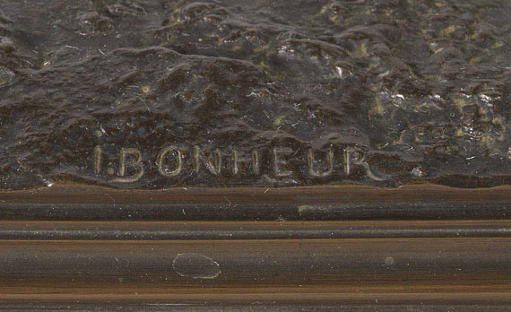 Isidore Jules Bonheur - Stehendes Pferd - Back side
