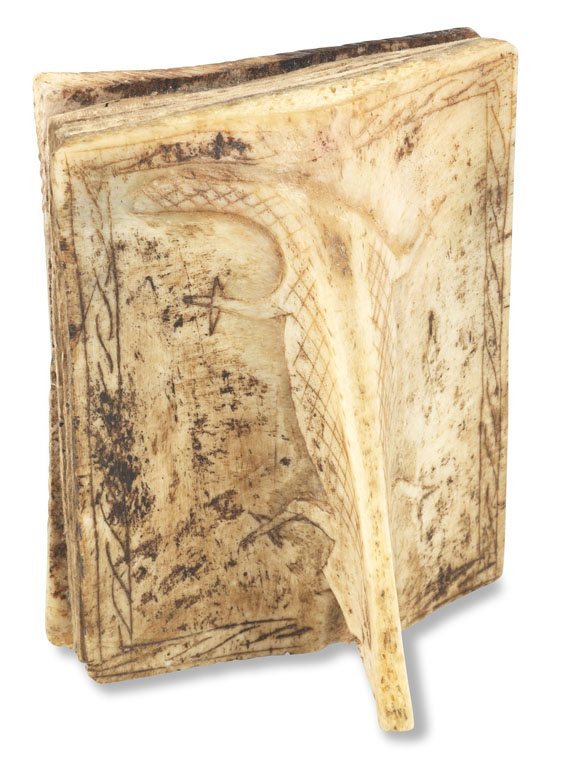  Manuskripte - Batak-Manuskript, Buch der Prophezeiungen. In Knocheneinbd. - 