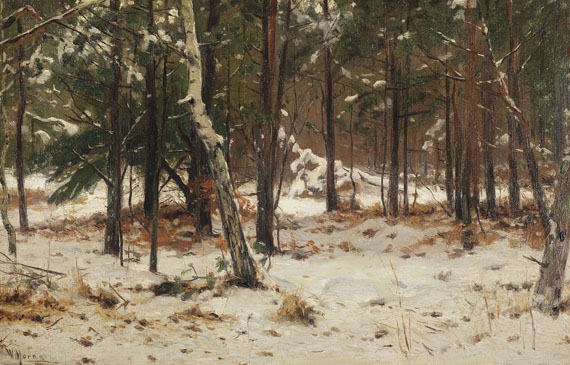 Walter Moras - Winterwald