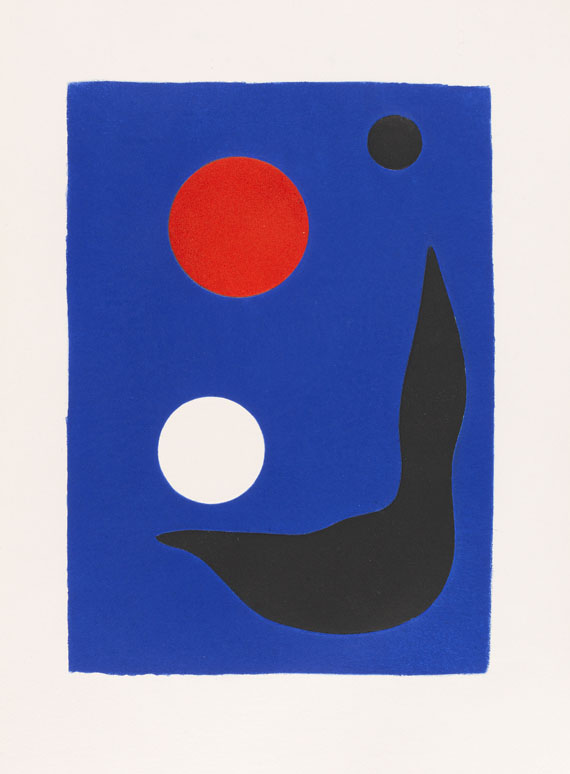 Alexander Calder - Prévert, J., Fêtes. 1971.. - 
