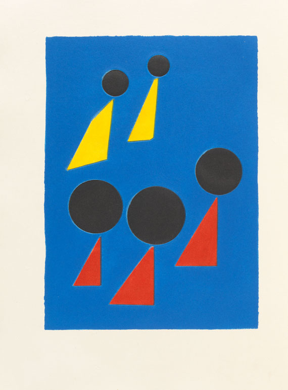 Alexander Calder - Prévert, J., Fêtes. 1971.. - 