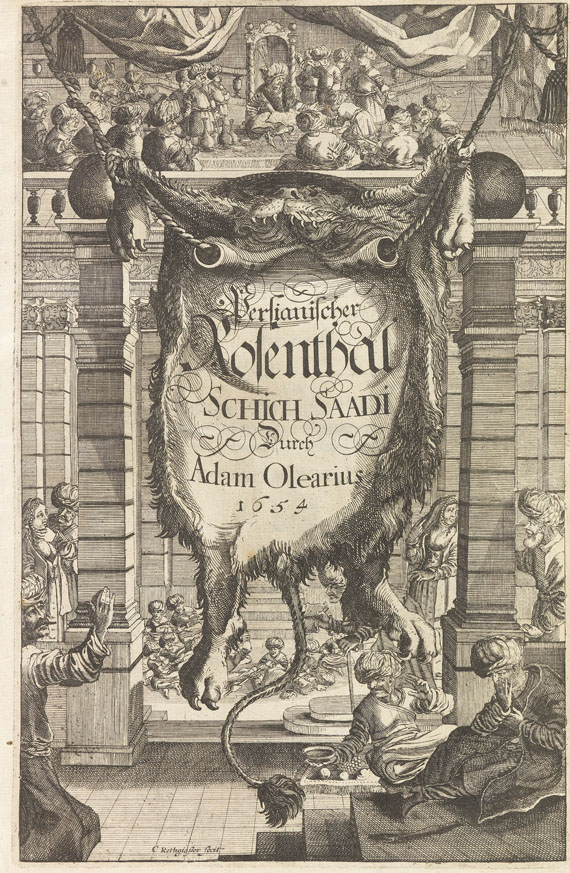 Adam Olearius - Persianischer Rosenthal. 1654.