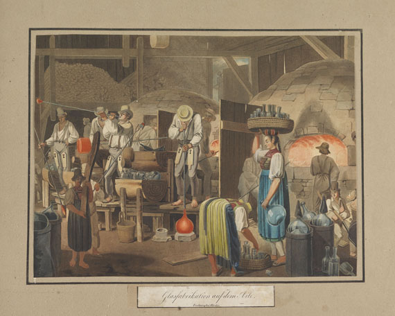 Aloys Schreiber - Trachten, Volksfeste ... im Grosherzogtum Baden. 1824.. - 