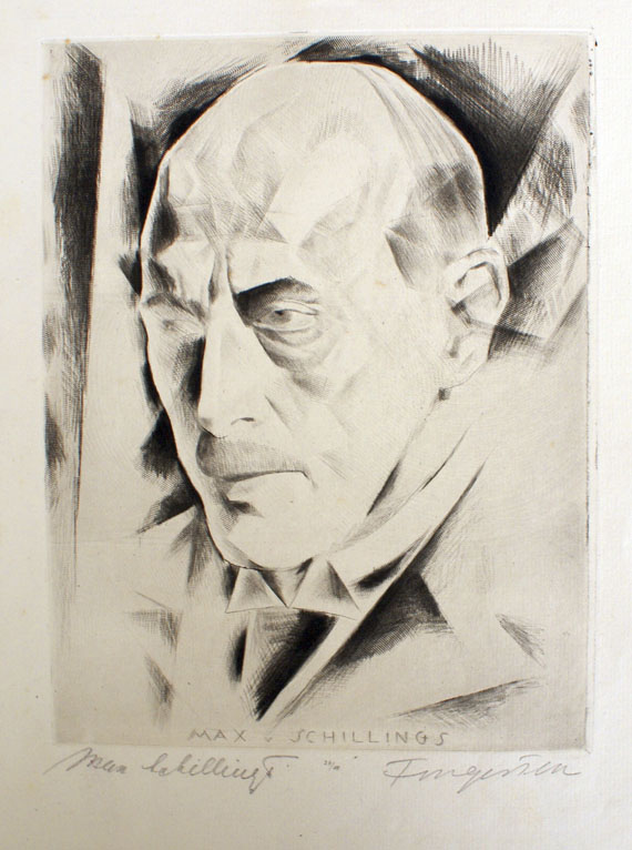   - Deutsche Graphik. Jahresgabe. 1925. 8 Beigaben - 