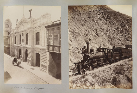   - Fotoalbum mit Peru-Ansichten. Um 1890.. - 