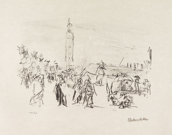 Oskar Kokoschka - Marrakesch. 1966. - 