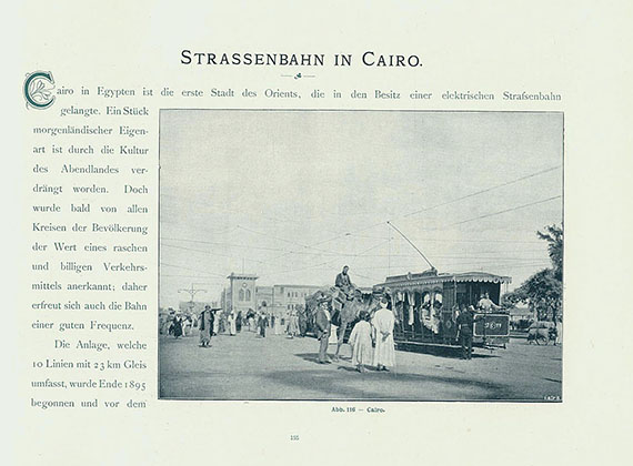  Eisenbahn - Elektrische Bahnen. 1897-98. - 