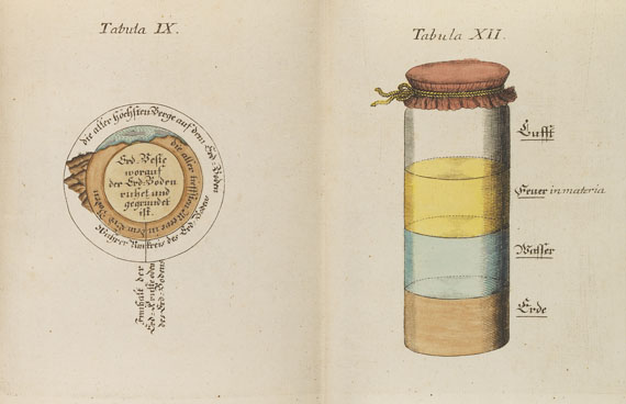 Johann Leonhard Frisch - Die Welt im Feuer. 1746. - 