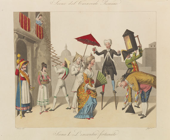 Francesco Valentini - Valentini, F., Trattato su la Commedia dell´Arte. 1826. - 