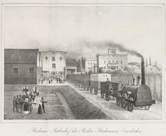   - Die Berlin-Potsdamer Eisenbahn. 1838. - 