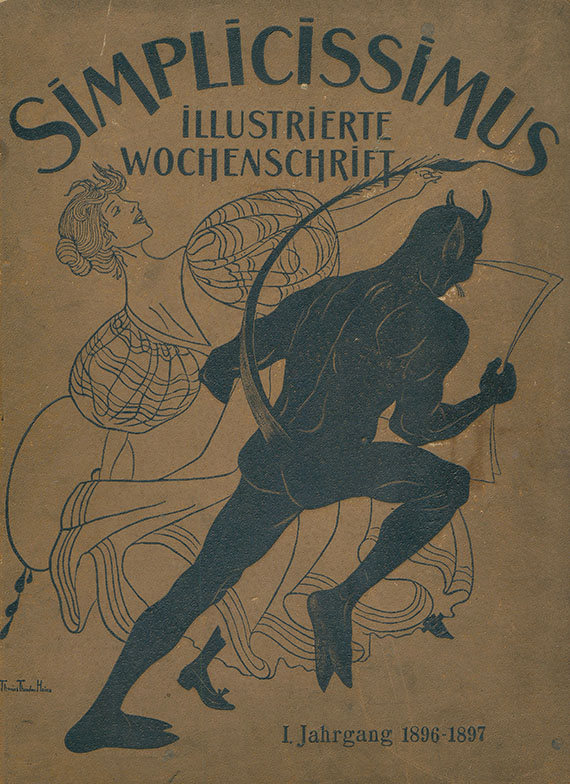   - Simplicissimus. 2 Bde. 1896-97, 1901-02 - 
