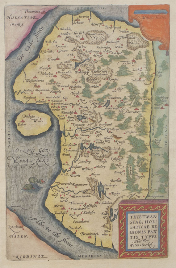 Norddeutschland - Ca. 40 Bll. Landkarten u. Ansichten Norddeutschland./Skandinavien.