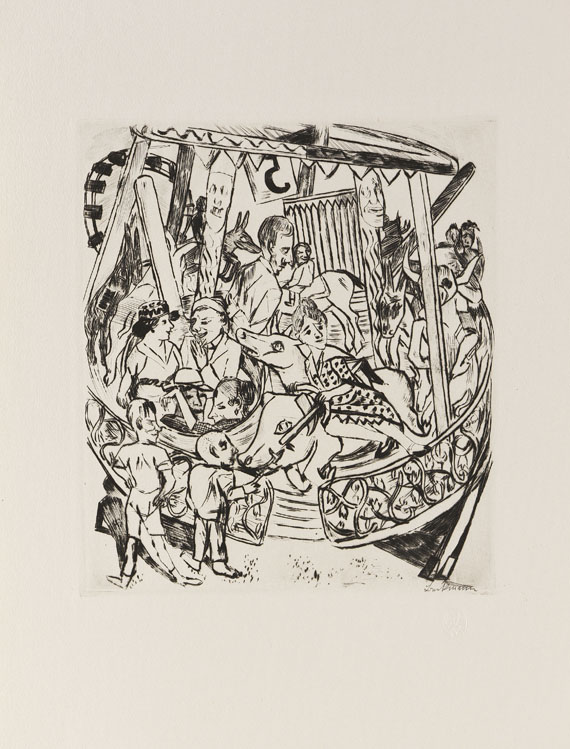 Max Beckmann - Jahrmarkt - 