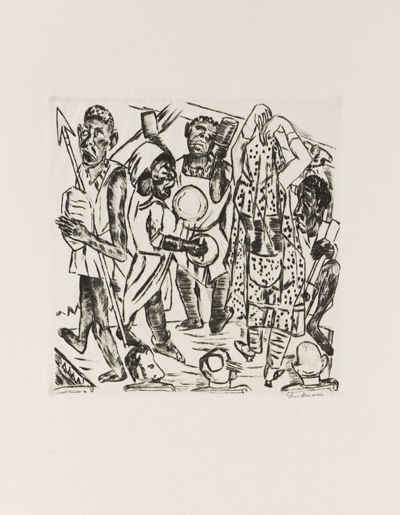 Max Beckmann - Jahrmarkt - 