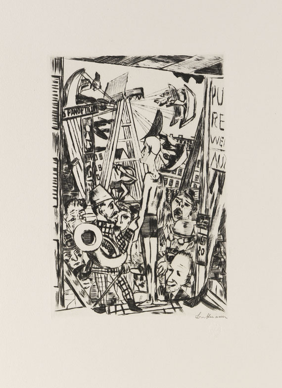 Max Beckmann - Jahrmarkt - 