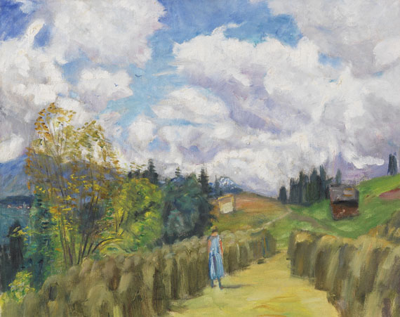 Otto Modersohn - Sommerliche Gailenberglandschaft