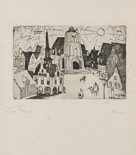 Lyonel Feininger - Sonnenaufgang (Kleinstadt)