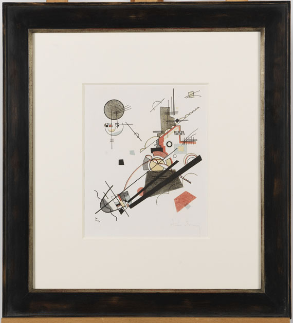 Wassily Kandinsky - Fröhlicher Aufstieg - Frame image