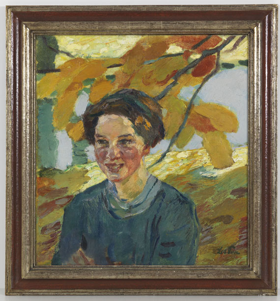 Leo Putz - Mädchenporträt - Frame image