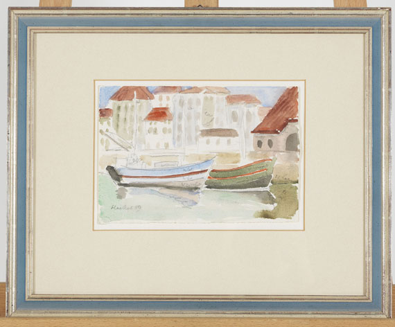 Erich Heckel - Hafen in der Normandie (Dieppe) - Frame image
