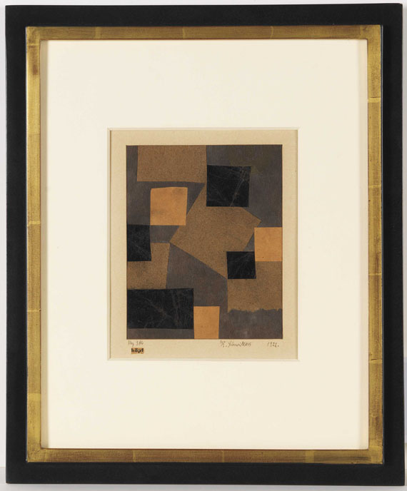 Kurt Schwitters - Mz 386 Hopf (Merzzeichnung) - Frame image