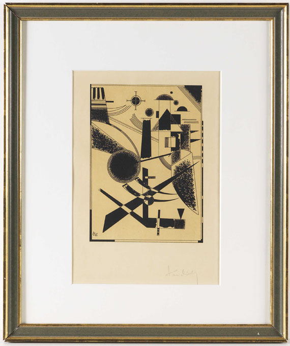 Wassily Kandinsky - Lithographie No. III - Frame image