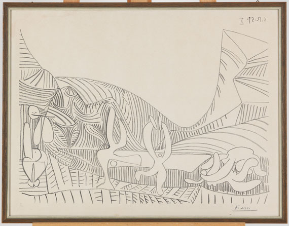 Pablo Picasso - Bacchanal I - Frame image