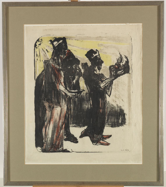Emil Nolde - Die Heiligen drei Könige - Frame image