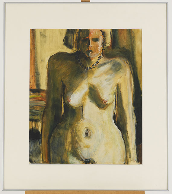 Friedrich G. Einhoff - Weiblicher Halbakt. - Frame image