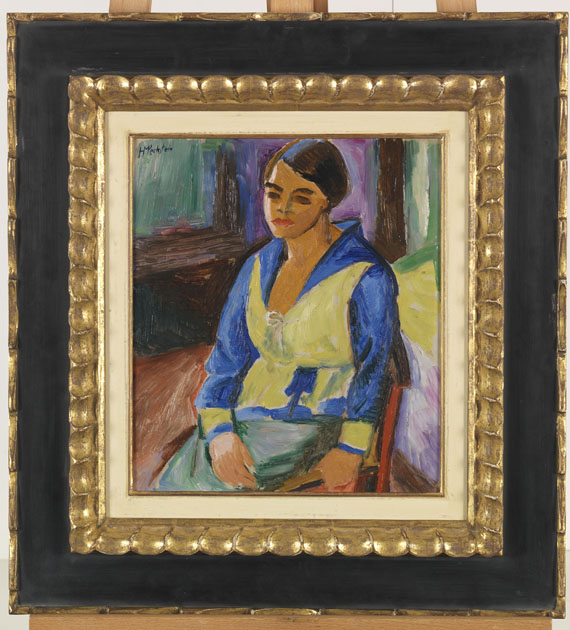 Hermann Max Pechstein - Die chinesische Jacke - Frame image