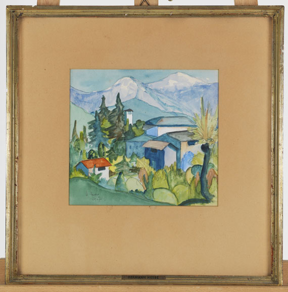 Hermann Hesse - Tessin-Gebirge - Frame image