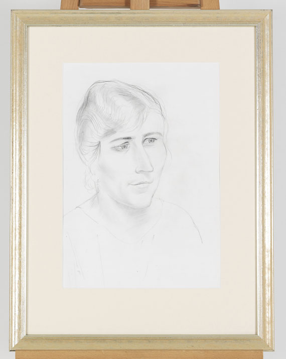 Otto Dix - Weibliches Brustbildnis - Frame image