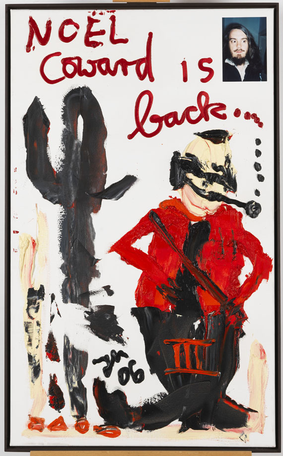 Jonathan Meese - Noel Coward is back XIII Berg + Fahne - 