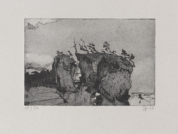 Horst Janssen - Landschaften - 
